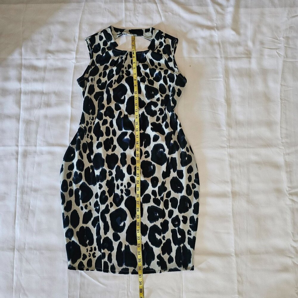 Kardashian Kollection Women's Leopard Print‎ Bodycon Cocktail Dress Size 14 - Picture 16 of 16